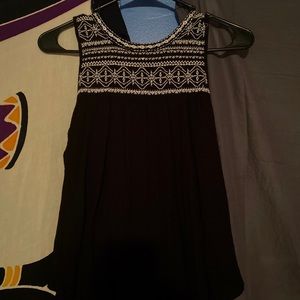 Crochet Embroidered Tank top